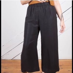 Only Child Cove Pant in Black Tencel